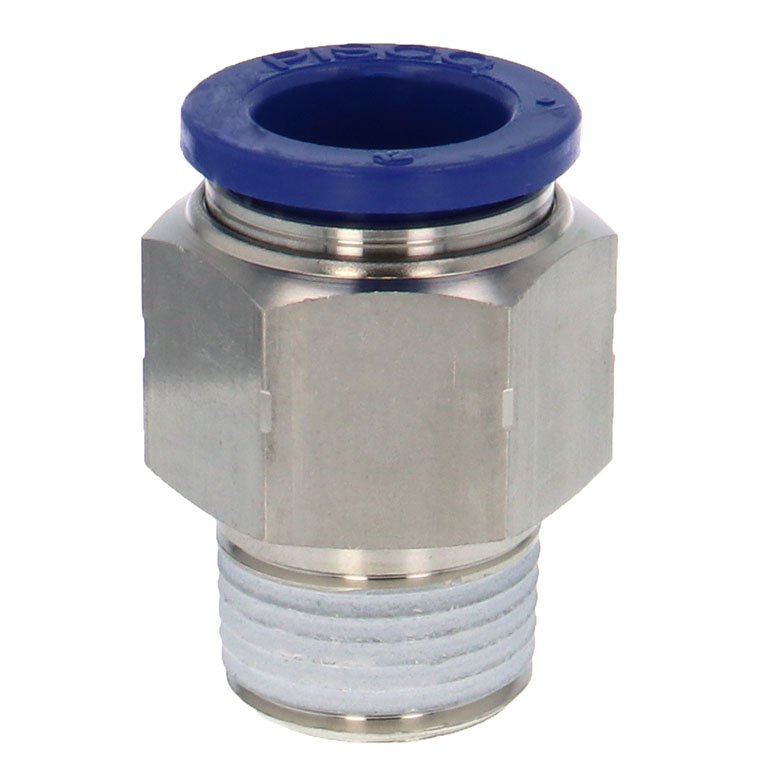 Alternative view of Đầu Nối Nhanh Khí Nén Dạng Thẳng Thân Lục Giác Ren Ngoài Pisco PC12-03SUS