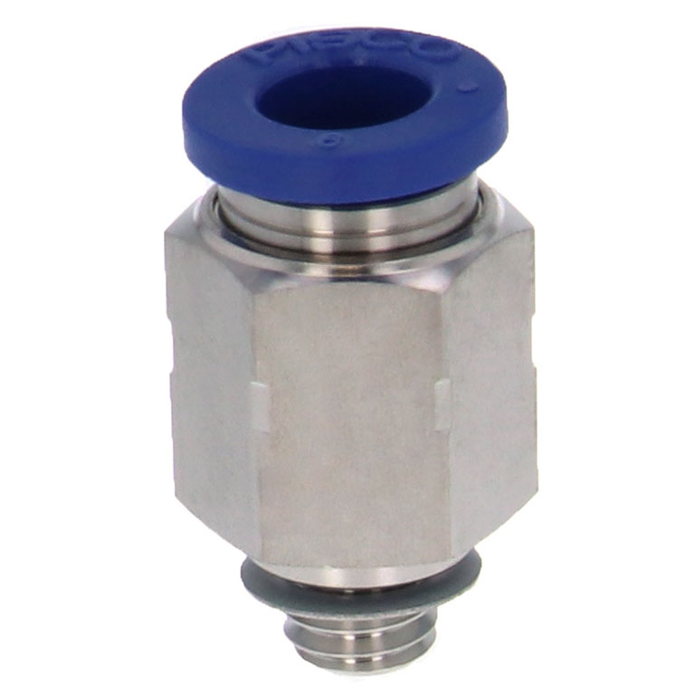 Alternative view of Đầu Nối Nhanh Khí Nén Dạng Thẳng Thân Lục Giác Ren Ngoài Pisco PC6-M6SUS