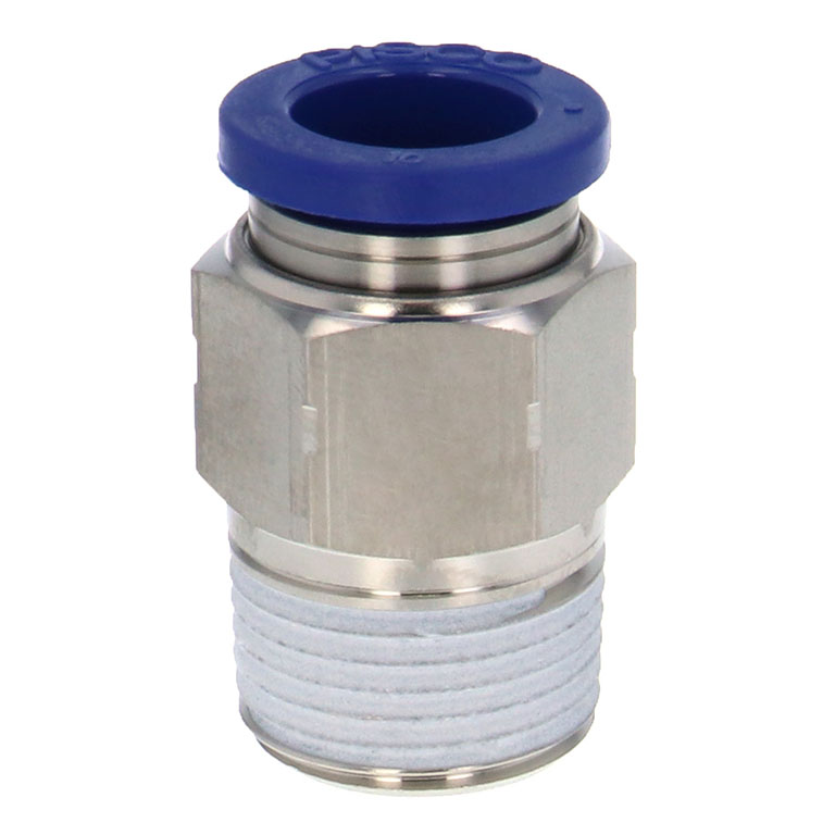 Alternative view of Đầu Nối Nhanh Khí Nén Dạng Thẳng Thân Lục Giác Ren Ngoài Pisco PC10-03SUS