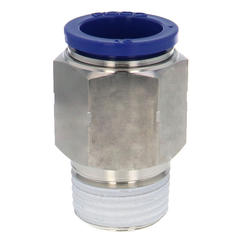 Alternative view of Đầu Nối Nhanh Khí Nén Dạng Thẳng Thân Lục Giác Ren Ngoài Pisco PC16-04SUS