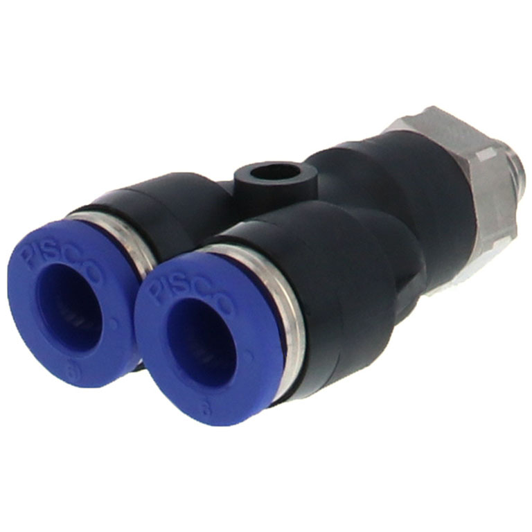Alternative view of Đầu Nối Nhanh Khí Nén Dạng Chữ Y Ren Ngoài Pisco PX6-M6SUS