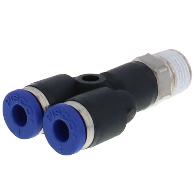 Alternative view of Đầu Nối Nhanh Khí Nén Dạng Chữ Y Ren Ngoài Pisco PX4-01SUS