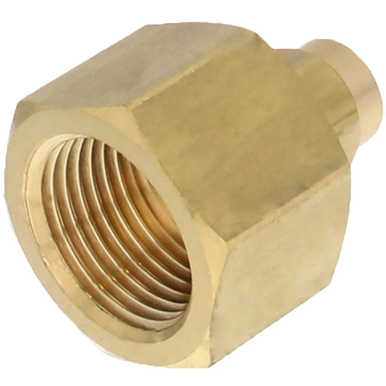 Alternative view of Đầu Ngạnh Nối Ống Có Đai Ốc Xiết Dạng Thẳng Thân Lục Giác Ren Trong Pisco NKCF0640-03