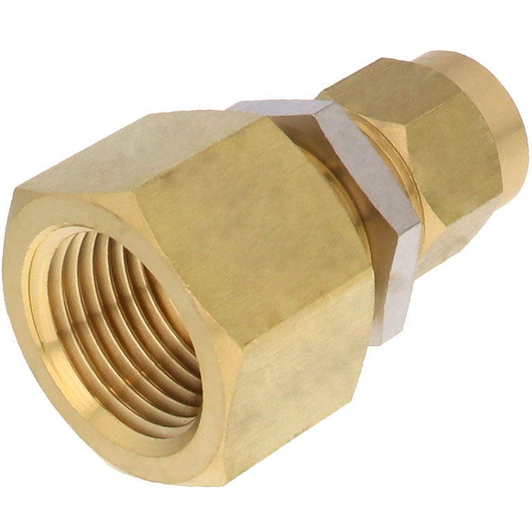 Alternative view of Đầu Ngạnh Nối Ống Có Đai Ốc Xiết Dạng Lắp Vách Ren Trong Pisco NKMF1290-04