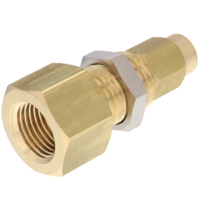 Alternative view of Đầu Ngạnh Nối Ống Có Đai Ốc Xiết Dạng Lắp Vách Ren Trong Pisco NKMF0425-01