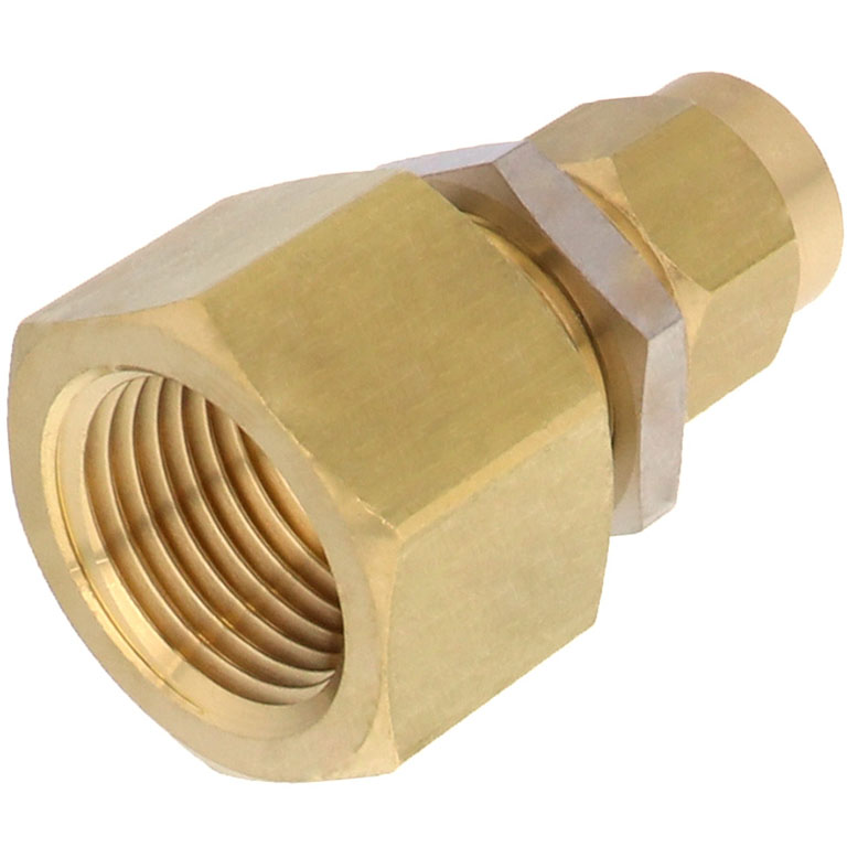 Alternative view of Đầu Ngạnh Nối Ống Có Đai Ốc Xiết Dạng Lắp Vách Ren Trong Pisco NKMF1075-04