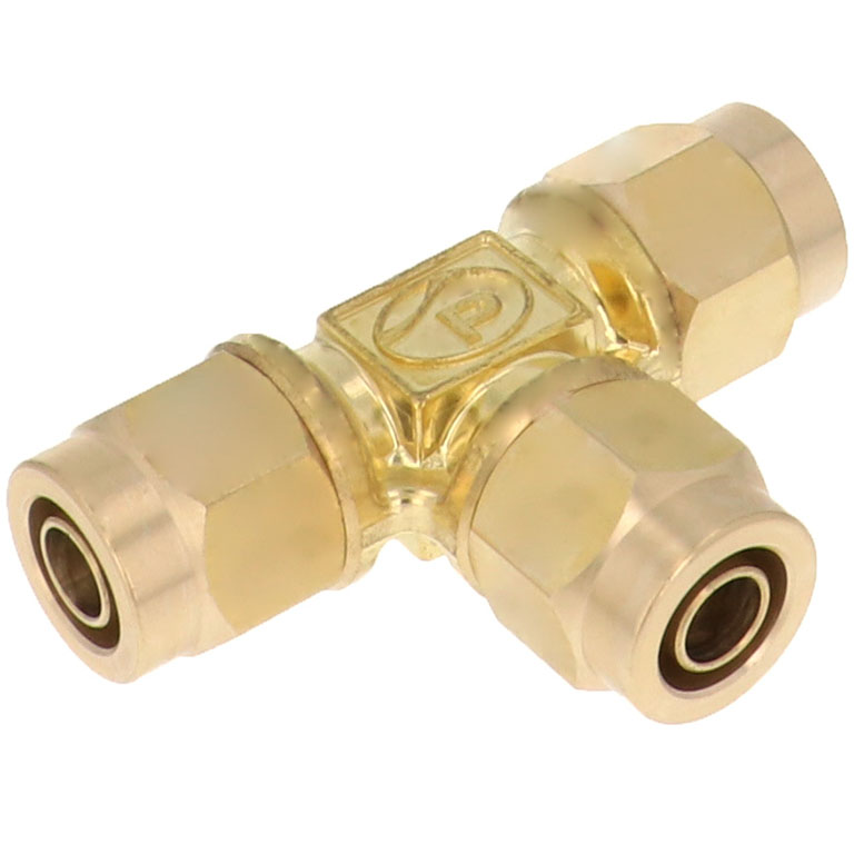 Alternative view of Đầu Ngạnh Nối Ống Có Đai Ốc Xiết Dạng Chữ T Pisco NKE1075