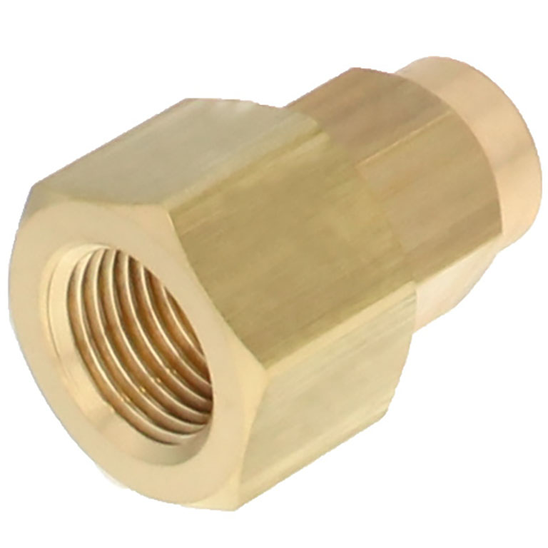 Alternative view of Đầu Ngạnh Nối Ống Có Đai Ốc Xiết Dạng Thẳng Thân Lục Giác Ren Trong Pisco NKCF0640-01