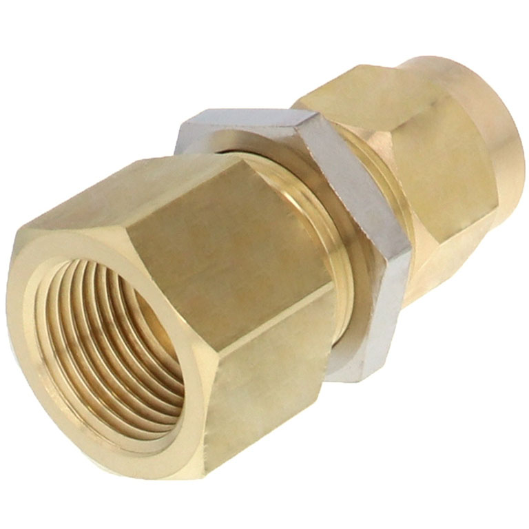 Alternative view of Đầu Ngạnh Nối Ống Có Đai Ốc Xiết Dạng Lắp Vách Ren Trong Pisco NKMF1290-03