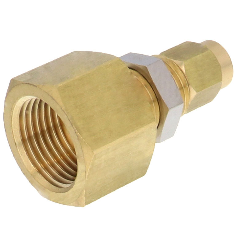 Alternative view of Đầu Ngạnh Nối Ống Có Đai Ốc Xiết Dạng Lắp Vách Ren Trong Pisco NKMF0640-03