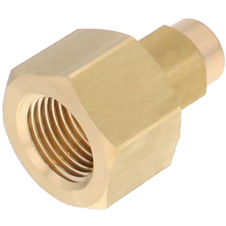 Alternative view of Đầu Ngạnh Nối Ống Có Đai Ốc Xiết Dạng Thẳng Thân Lục Giác Ren Trong Pisco NKCF0425-01