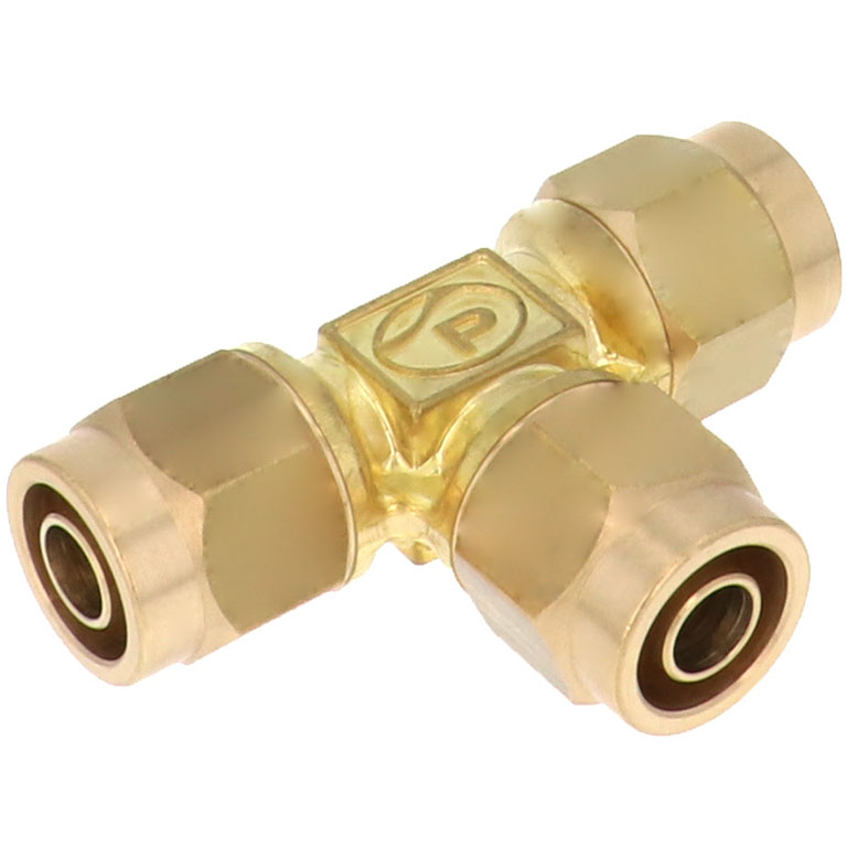 Alternative view of Đầu Ngạnh Nối Ống Có Đai Ốc Xiết Dạng Chữ T Pisco NKE1280