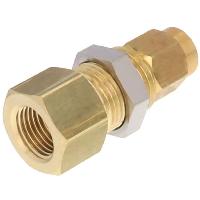 Alternative view of Đầu Ngạnh Nối Ống Có Đai Ốc Xiết Dạng Lắp Vách Ren Trong Pisco NKMF0640-01