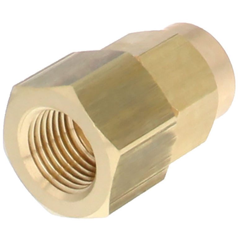 Alternative view of Đầu Ngạnh Nối Ống Có Đai Ốc Xiết Dạng Thẳng Thân Lục Giác Ren Trong Pisco NKCF0860-01