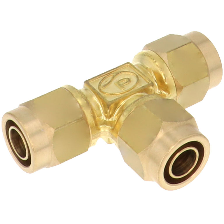 Alternative view of Đầu Ngạnh Nối Ống Có Đai Ốc Xiết Dạng Chữ T Pisco NKE1290