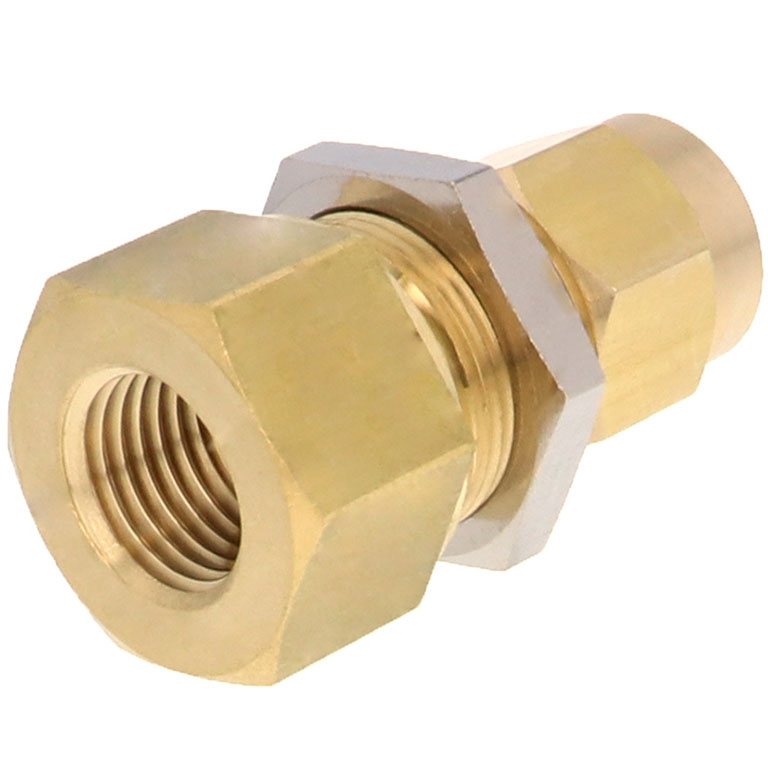 Alternative view of Đầu Ngạnh Nối Ống Có Đai Ốc Xiết Dạng Lắp Vách Ren Trong Pisco NKMF1065-02