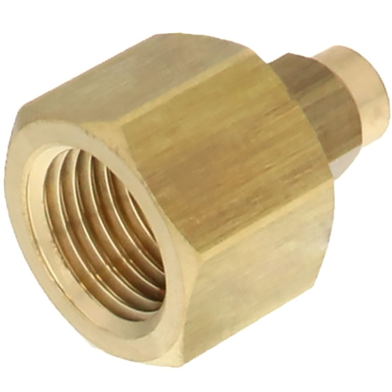 Alternative view of Đầu Ngạnh Nối Ống Có Đai Ốc Xiết Dạng Thẳng Thân Lục Giác Ren Trong Pisco NKCF0425-02