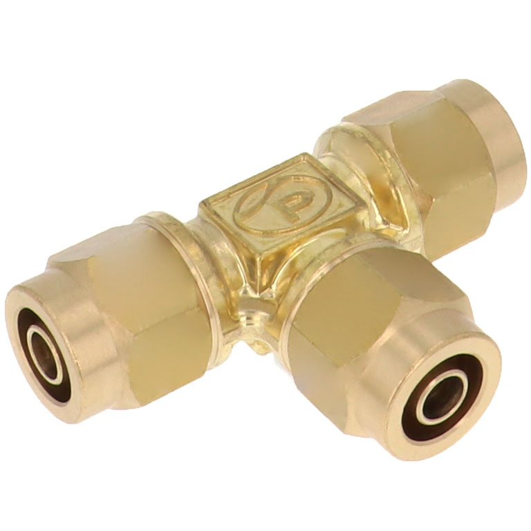 Alternative view of Đầu Ngạnh Nối Ống Có Đai Ốc Xiết Dạng Chữ T Pisco NKE1065