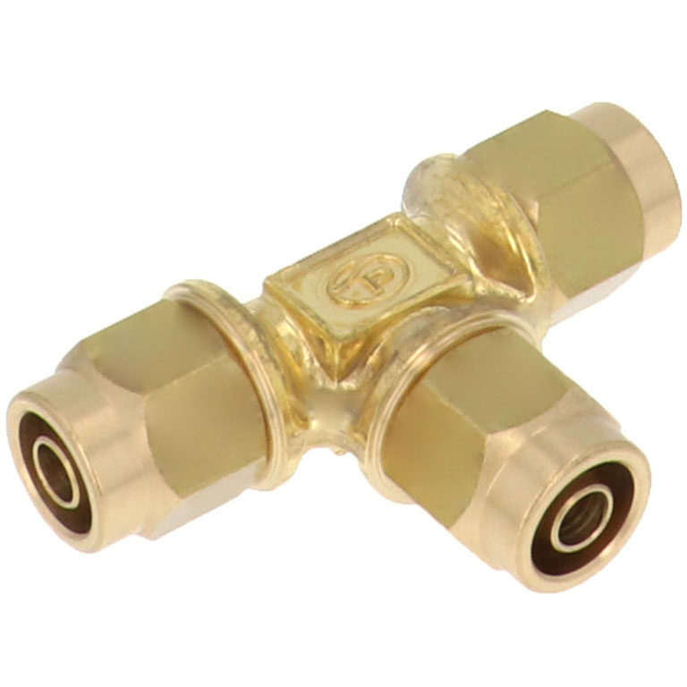 Alternative view of Đầu Ngạnh Nối Ống Có Đai Ốc Xiết Dạng Chữ T Pisco NKE0850