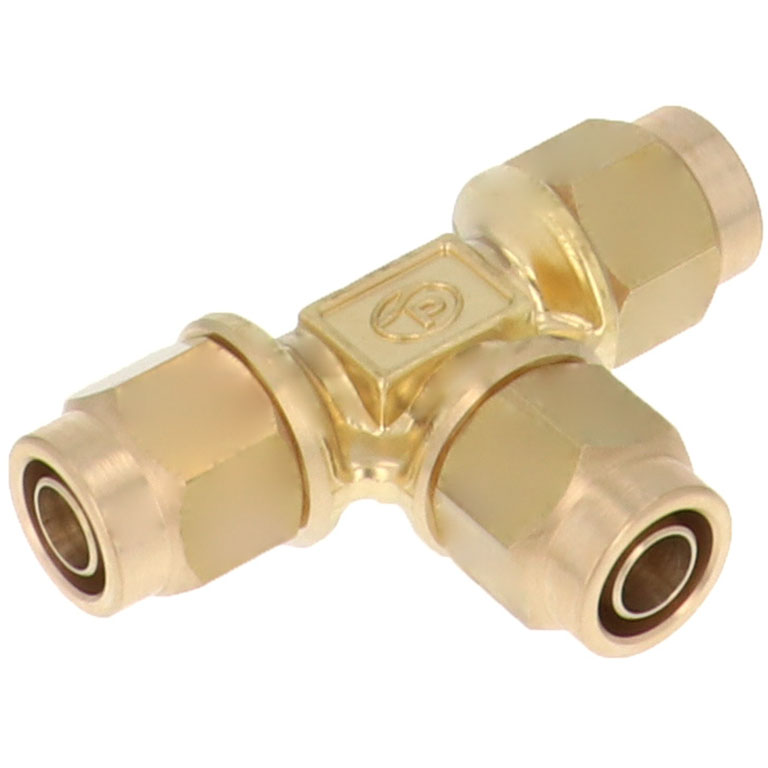 Alternative view of Đầu Ngạnh Nối Ống Có Đai Ốc Xiết Dạng Chữ T Pisco NKE0860