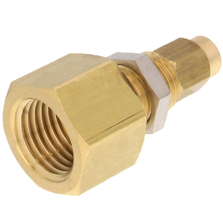 Alternative view of Đầu Ngạnh Nối Ống Có Đai Ốc Xiết Dạng Lắp Vách Ren Trong Pisco NKMF0425-02