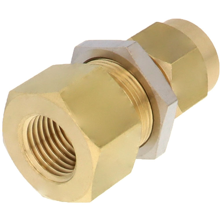 Alternative view of Đầu Ngạnh Nối Ống Có Đai Ốc Xiết Dạng Lắp Vách Ren Trong Pisco NKMF1290-02