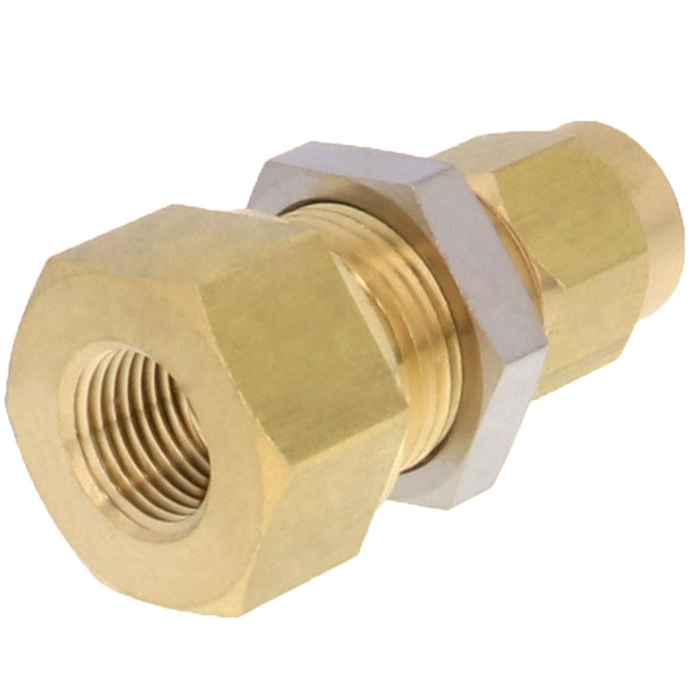 Alternative view of Đầu Ngạnh Nối Ống Có Đai Ốc Xiết Dạng Lắp Vách Ren Trong Pisco NKMF0850-01