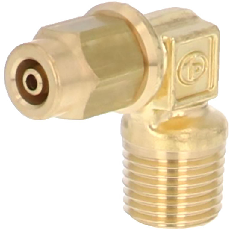 Alternative view of Đầu Ngạnh Nối Ống Có Đai Ốc Xiết Dạng Cong 90° Ren Ngoài Pisco NKL0425-01