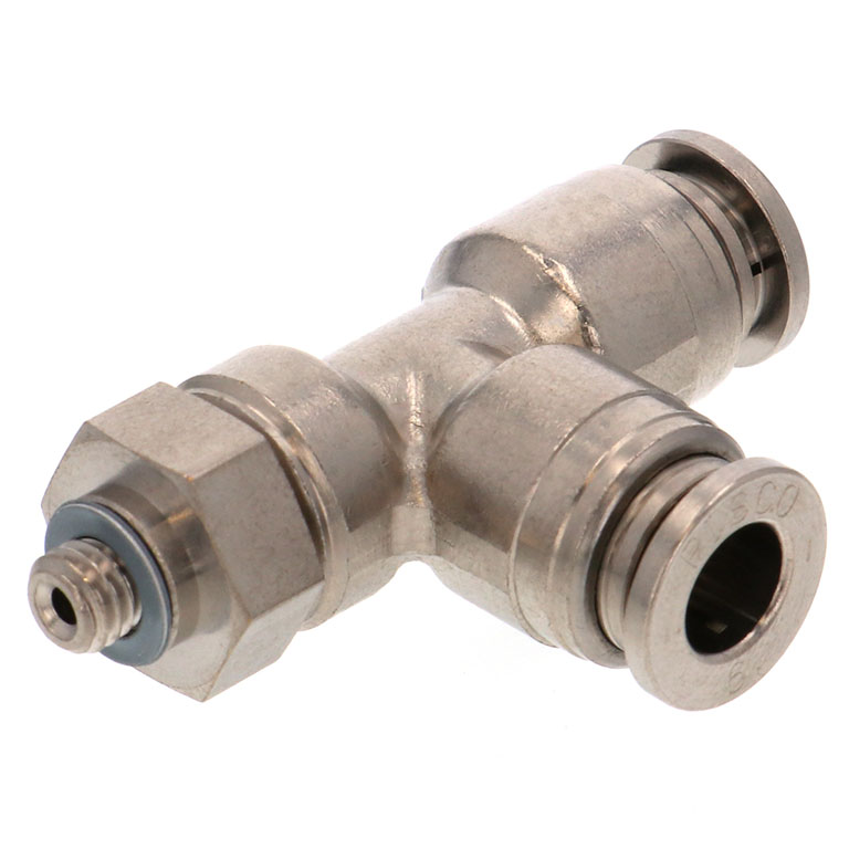 Alternative view of Đầu Nối Nhanh Khí Nén Dạng Chữ T Ren Ngoài Pisco KD6-M5-1-F