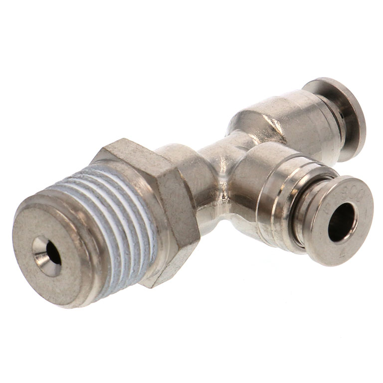 Alternative view of Đầu Nối Nhanh Khí Nén Dạng Chữ T Ren Ngoài Pisco KD4-02-1