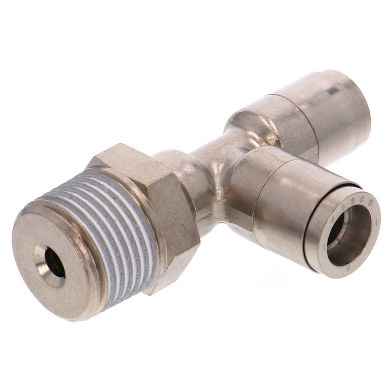 Alternative view of Đầu Nối Nhanh Khí Nén Dạng Chữ T Ren Ngoài Pisco KD6-03