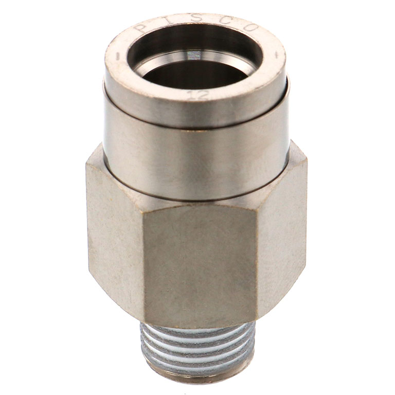 Đầu Nối Nhanh Khí Nén Thẳng Phi 12mm Ren Ngoài R1/4 Pisco KC12-02