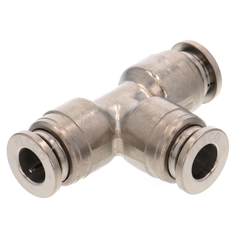Alternative view of Đầu Nối Nhanh Khí Nén Chữ T Pisco KE6-1-F