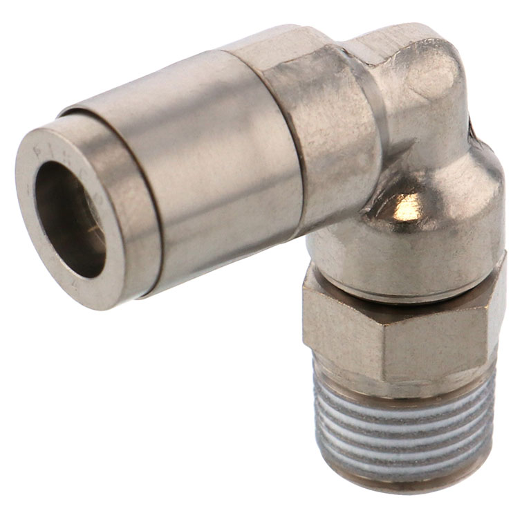 Alternative view of Đầu Nối Nhanh Khí Nén Dạng Cong 90° Ren Ngoài Pisco KL4-01