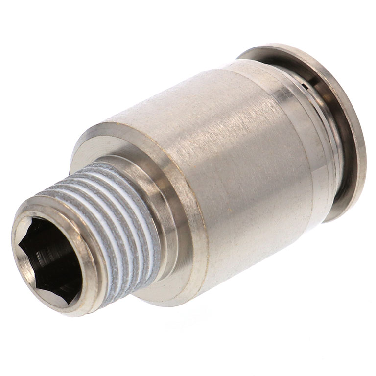 Alternative view of Đầu Nối Nhanh Khí Nén Dạng Thẳng Ren Ngoài Pisco KOC12-02-1