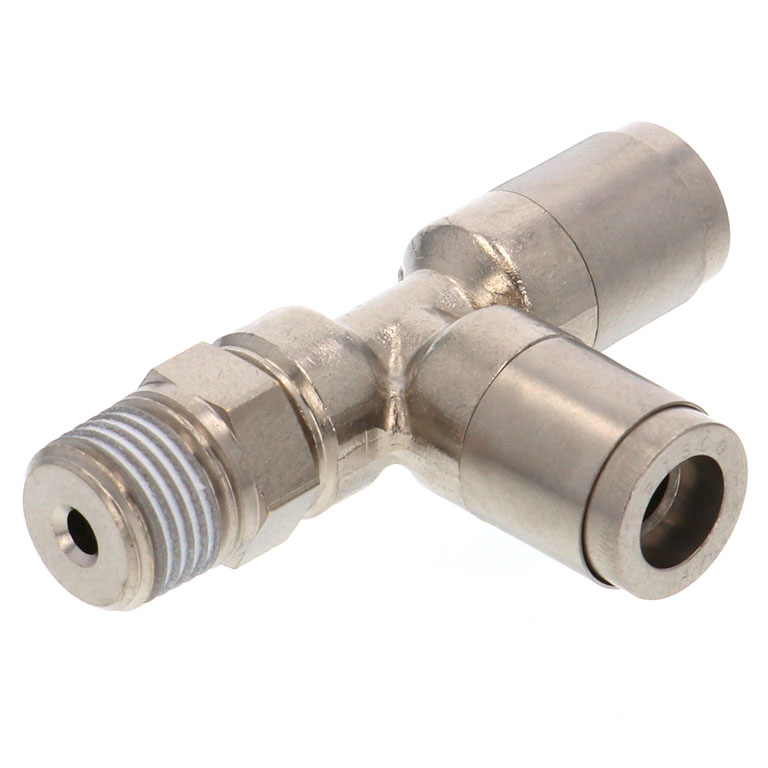 Alternative view of Đầu Nối Nhanh Khí Nén Dạng Chữ T Ren Ngoài Pisco KD4-01-F