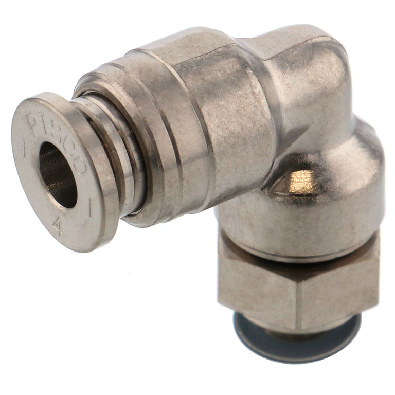 Alternative view of Đầu Nối Nhanh Khí Nén Dạng Cong 90° Ren Ngoài Pisco KL4-M5-1