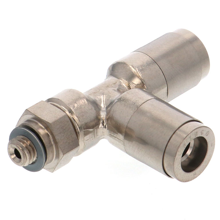 Alternative view of Đầu Nối Nhanh Khí Nén Dạng Chữ T Ren Ngoài Pisco KD4-M5-F