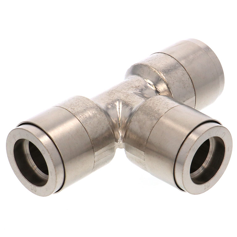 Alternative view of Đầu Nối Nhanh Khí Nén Chữ T Pisco KE10-F