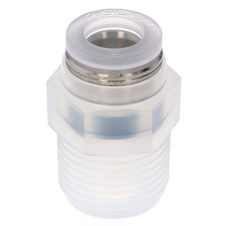 Alternative view of Đầu Nối Nhanh Khí Nén Dạng Thẳng Thân Lục Giác Ren Ngoài Pisco PPC8-03-HN