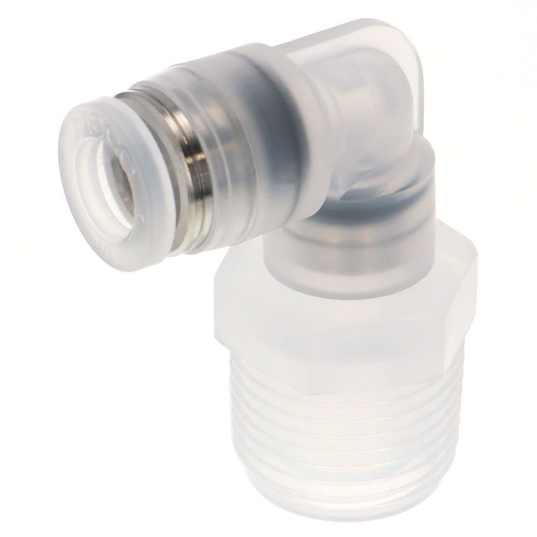 Alternative view of Đầu Nối Nhanh Khí Nén Dạng Cong 90° Ren Ngoài Pisco PPL1/4-03