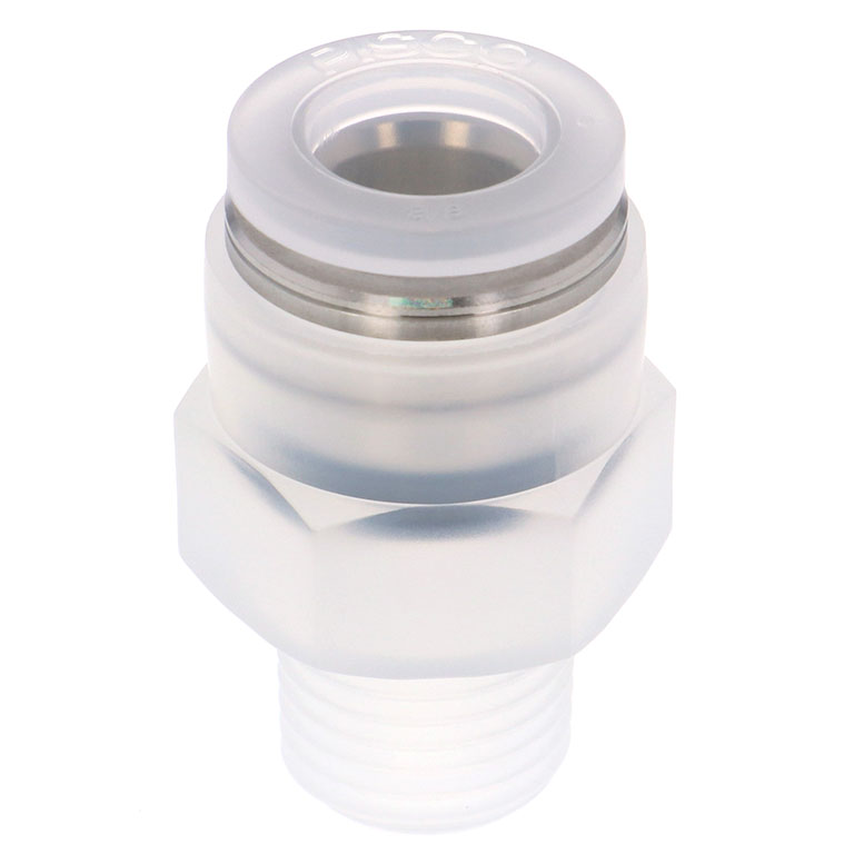 Alternative view of Đầu Nối Nhanh Khí Nén Dạng Thẳng Thân Lục Giác Ren Ngoài Pisco PPC3/8-02-F