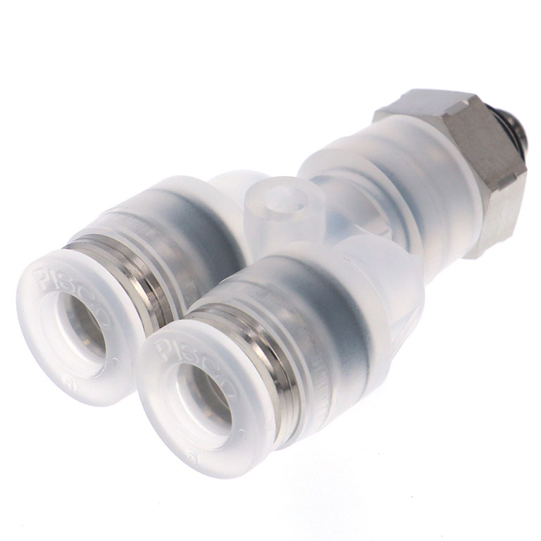 Alternative view of Đầu Nối Nhanh Khí Nén Dạng Chữ Y Ren Ngoài Pisco PPX6-M5SUS-F-C