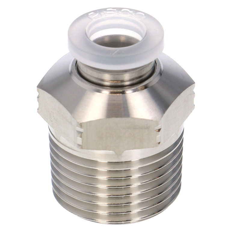 Alternative view of Đầu Nối Nhanh Khí Nén Dạng Thẳng Thân Lục Giác Ren Ngoài Pisco PPC1/4-03SUS-F