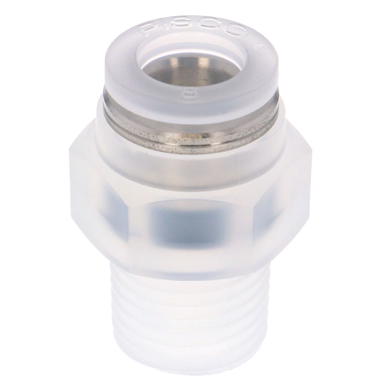 Alternative view of Đầu Nối Nhanh Khí Nén Dạng Thẳng Thân Lục Giác Ren Ngoài Pisco PPC8-02-TP