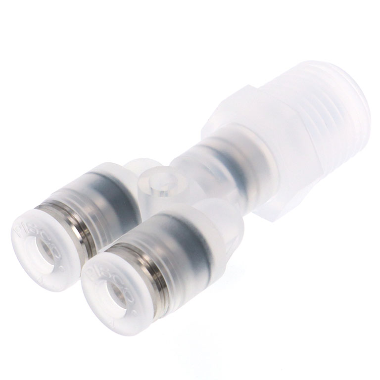 Alternative view of Đầu Nối Nhanh Khí Nén Dạng Chữ Y Ren Ngoài Pisco PPX4-02-C