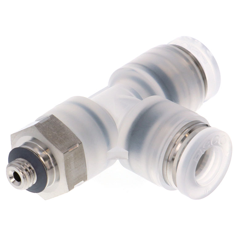 Alternative view of Đầu Nối Nhanh Khí Nén Dạng Chữ T Ren Ngoài Pisco PPD6-M5SUS