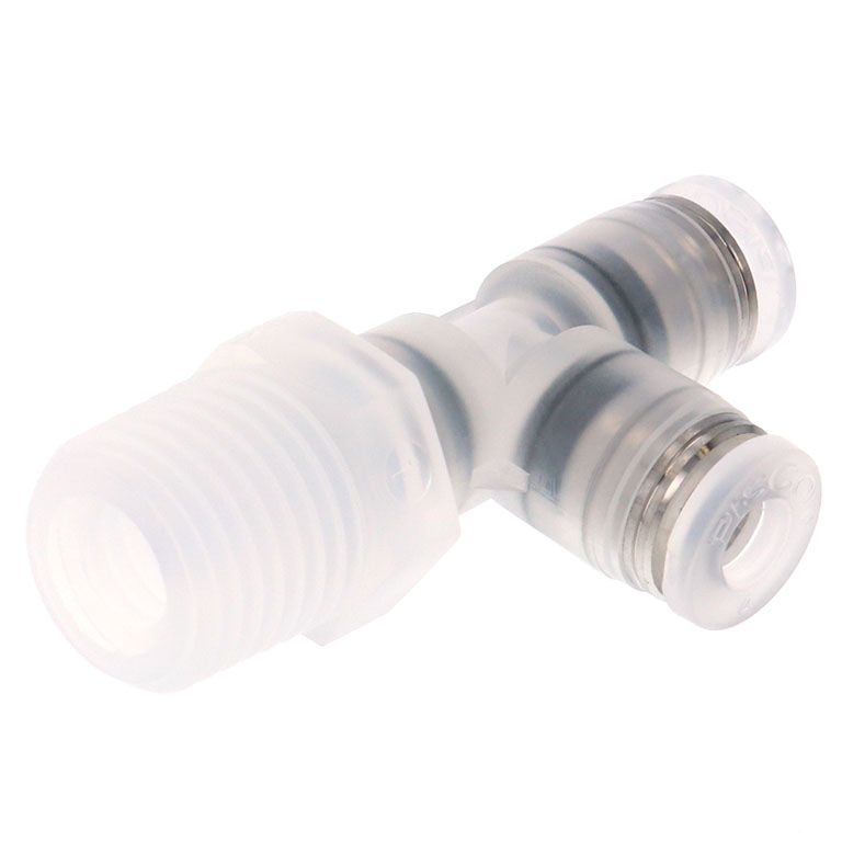 Alternative view of Đầu Nối Nhanh Khí Nén Dạng Chữ T Ren Ngoài Pisco PPD4-02-C