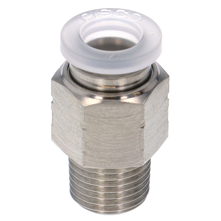 Alternative view of Đầu Nối Nhanh Khí Nén Dạng Thẳng Thân Lục Giác Ren Ngoài Pisco PPC1/4-01SUS-F-S