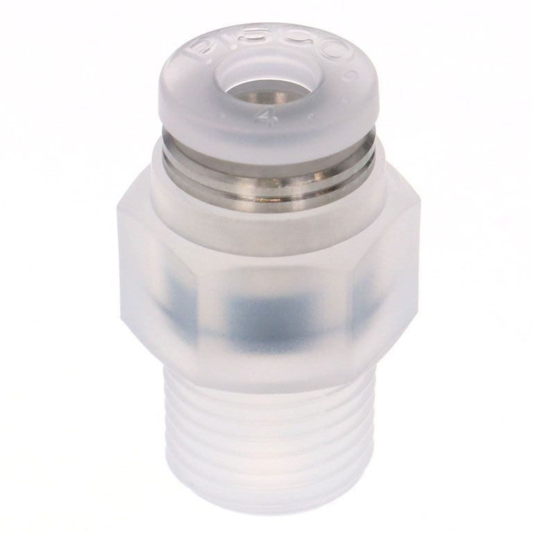 Alternative view of Đầu Nối Nhanh Khí Nén Dạng Thẳng Thân Lục Giác Ren Ngoài Pisco PPC4-01-UC